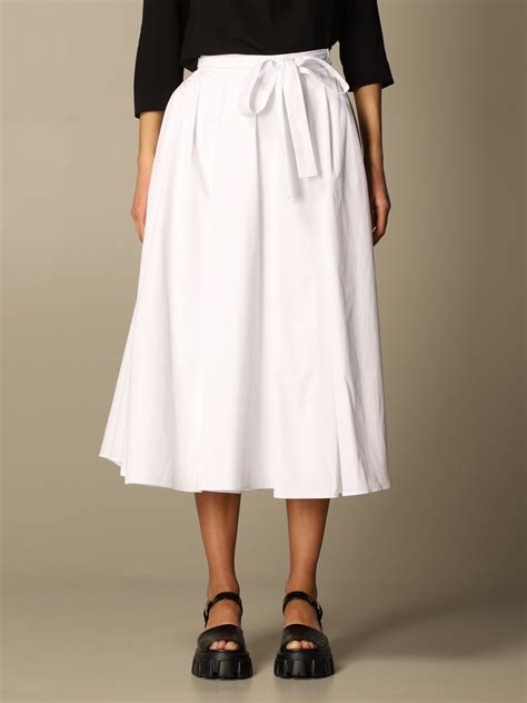 prada poplin skirt